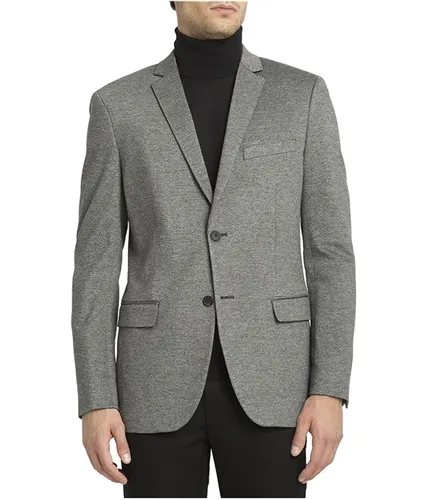 Theory Mens Heathered Ponte Sports Two Button Blazer Jacket