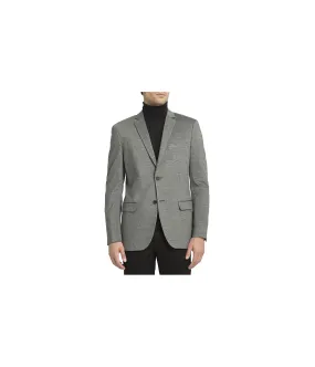 Theory Mens Heathered Ponte Sports Two Button Blazer Jacket