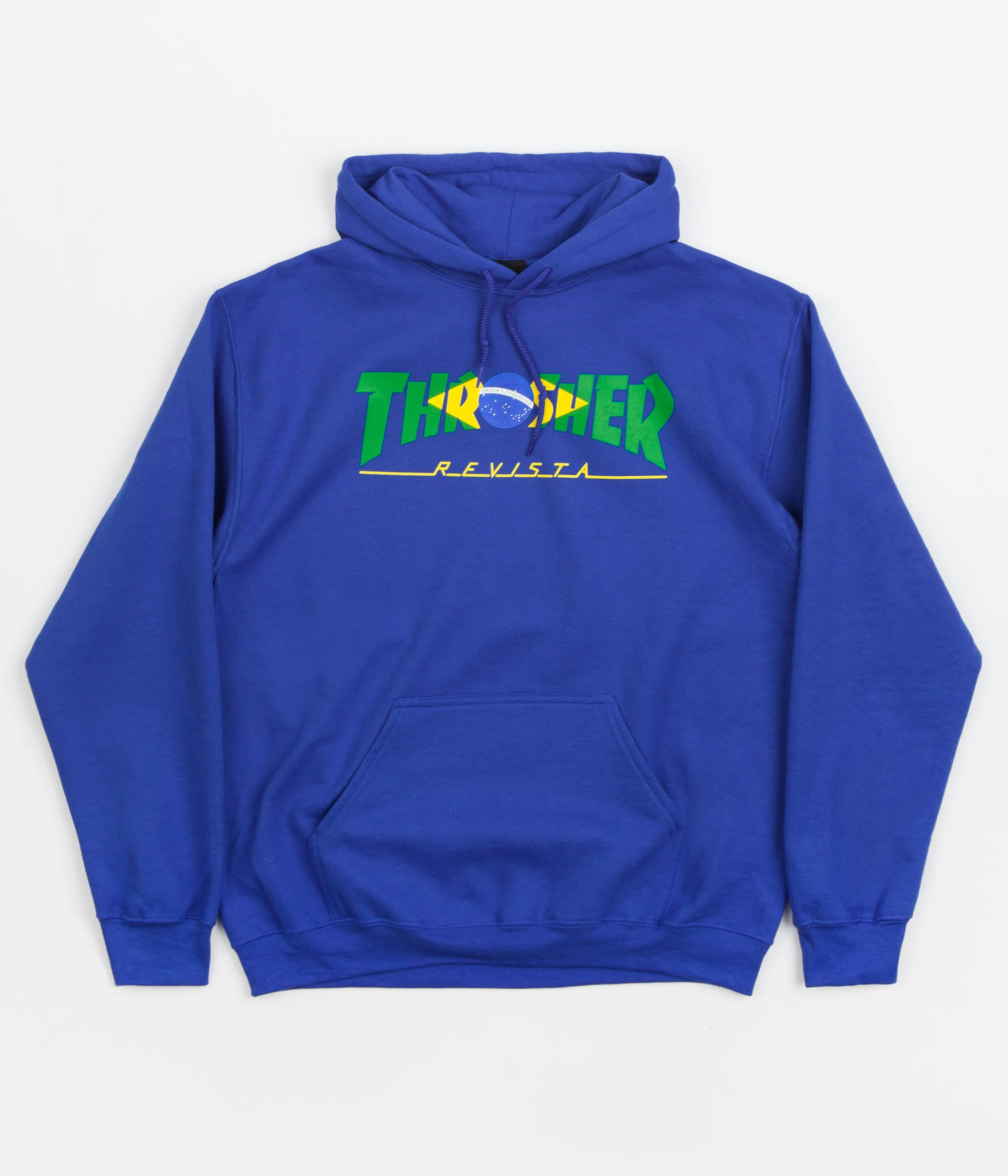 Thrasher Brazil Revista Hoodie - Royal