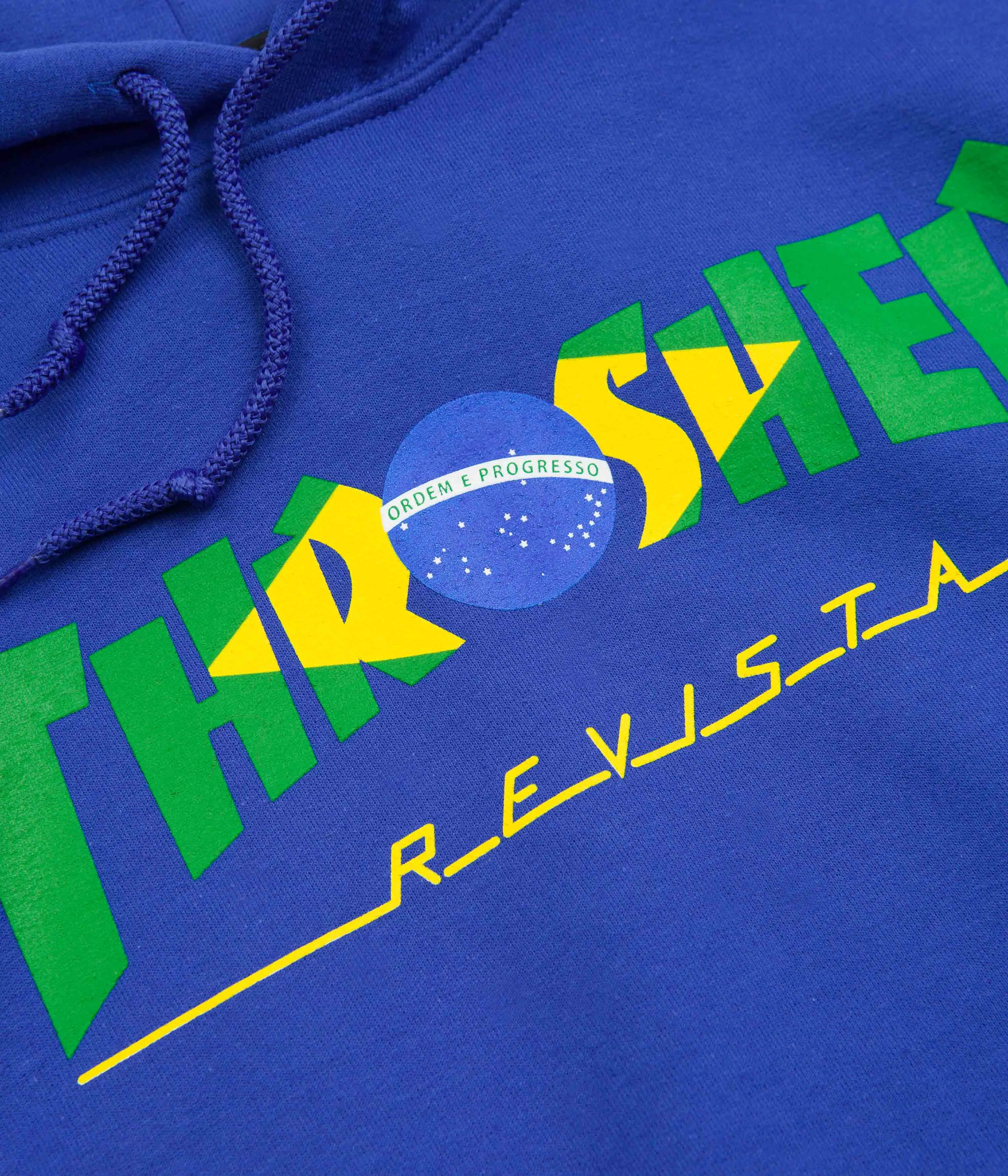 Thrasher Brazil Revista Hoodie - Royal