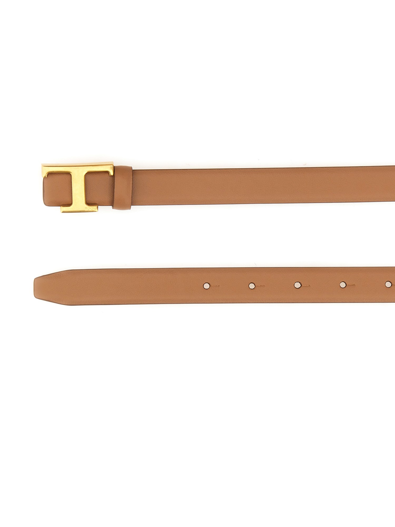 TOD'S    REVERSIBLE T TIMELESS LEATHER BELT