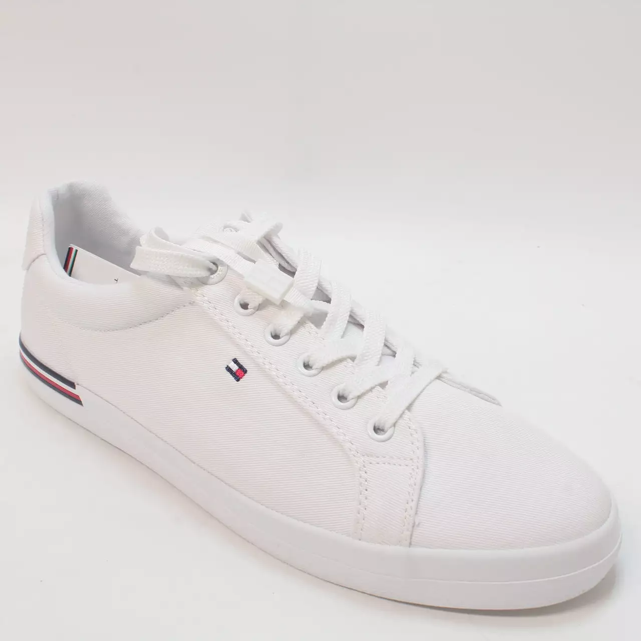 Tommy Hilfiger Essential Stripes Sneakers White Uk Size 6.5