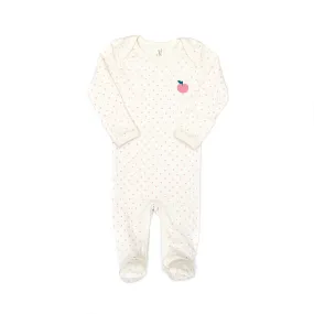 Tun Tun Baby 2Pc Ribbed Hearts Footie & Hat