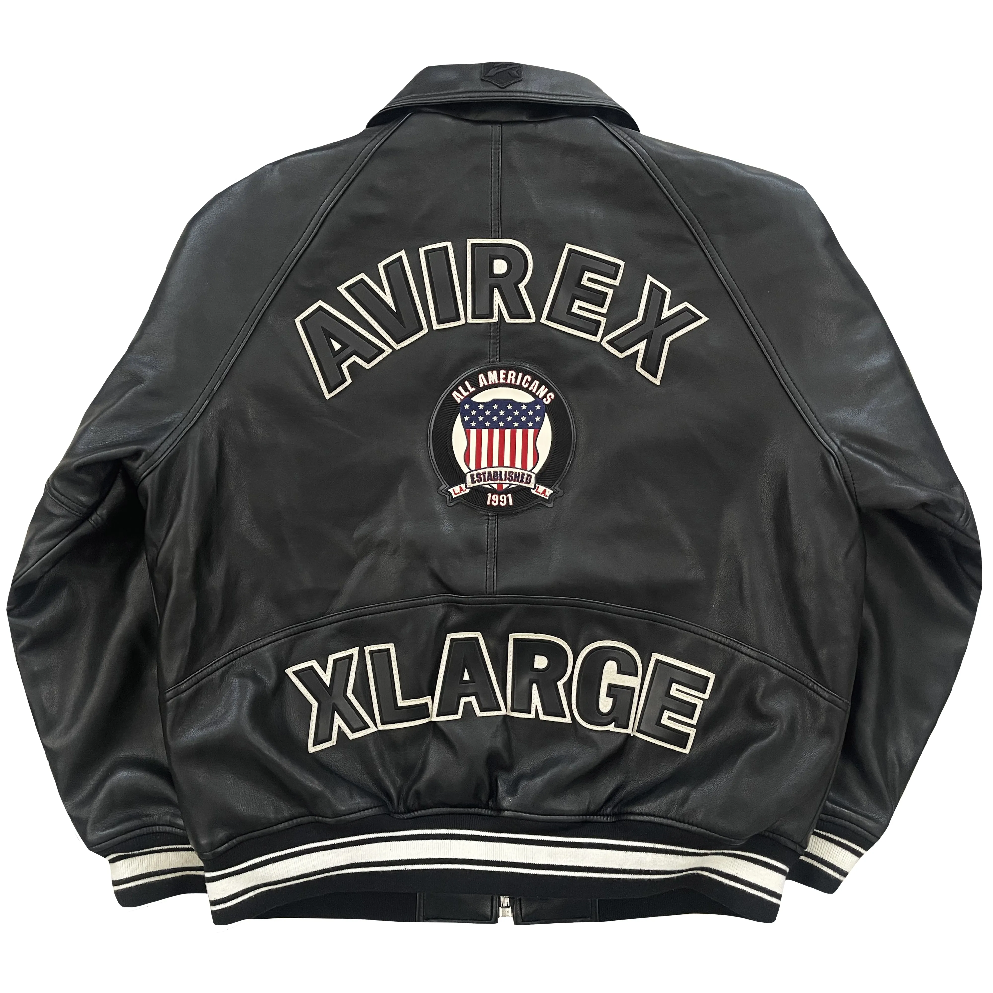 Vintage Avirex Leather Varsity Jacket