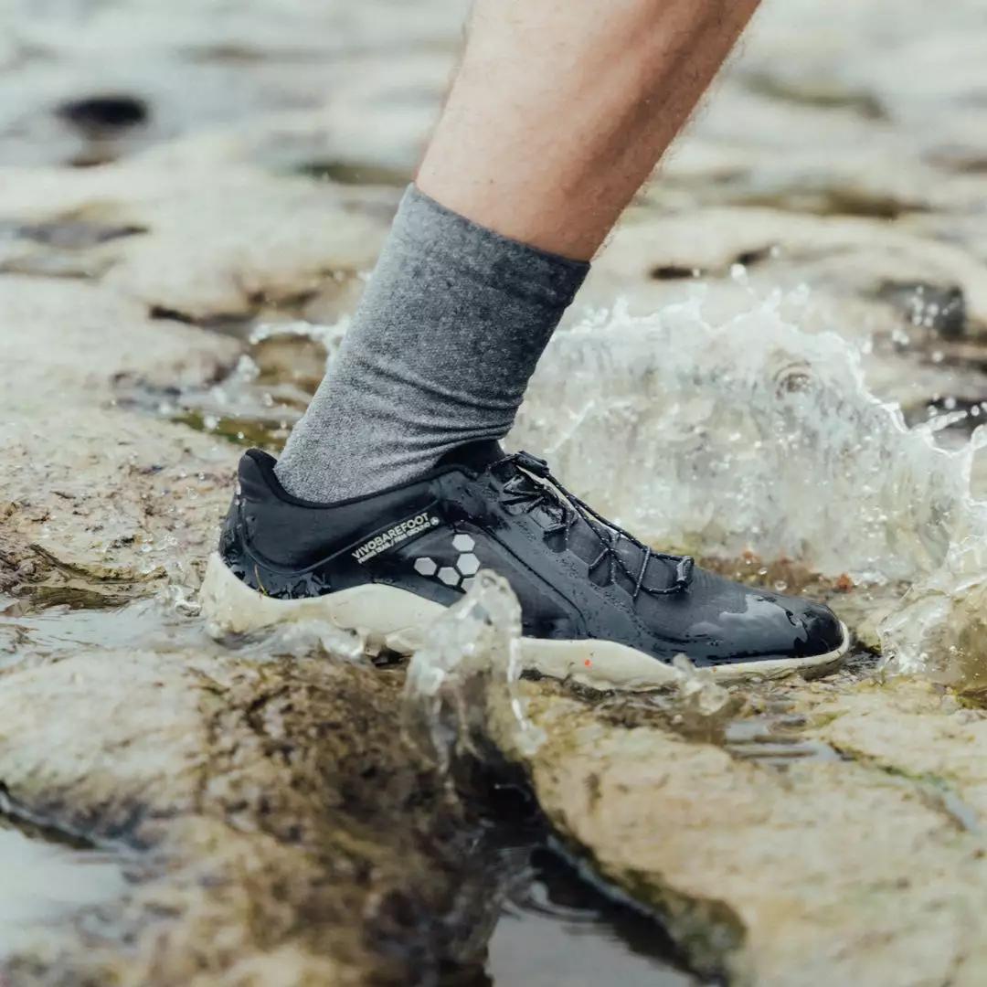 Vivobarefoot Primus Trail II All Weather FG - Obsidian (Womens)