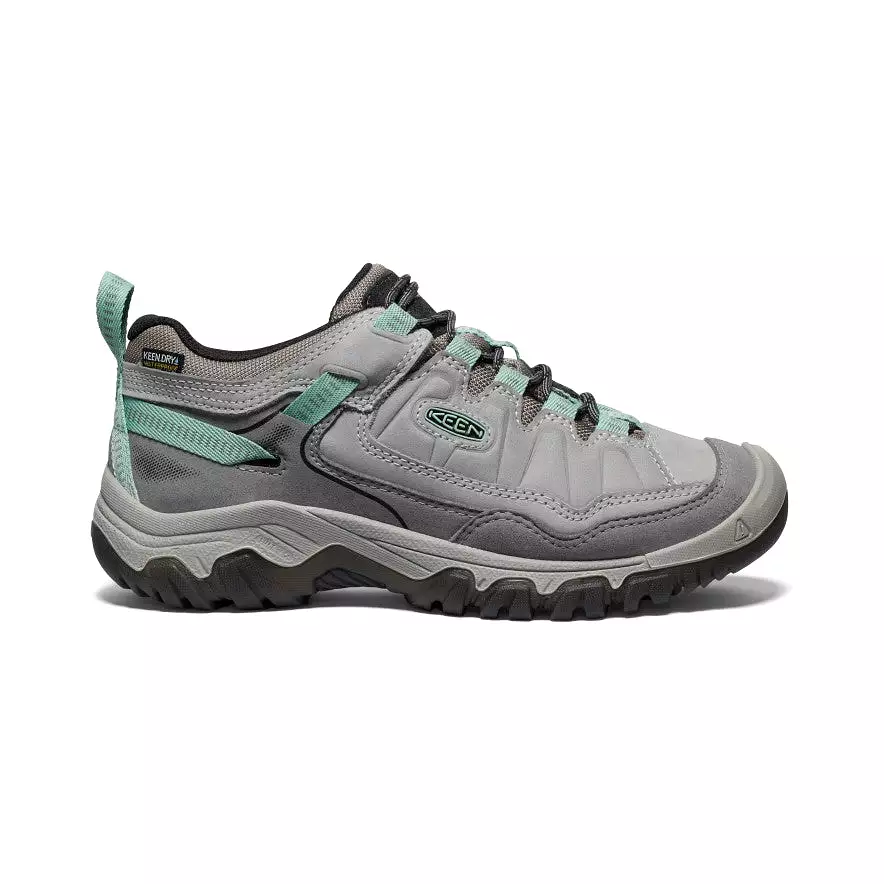 Women's Targhee IV Waterproof Hiking Shoe  |  Alloy/Granite Green