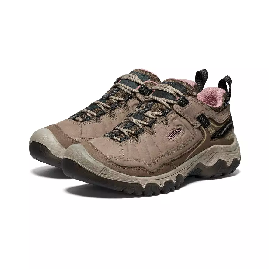 Women's Targhee IV Waterproof Hiking Shoe  |  Brindle/Nostalgia Rose