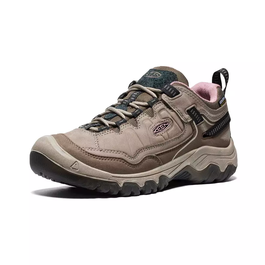 Women's Targhee IV Waterproof Hiking Shoe  |  Brindle/Nostalgia Rose