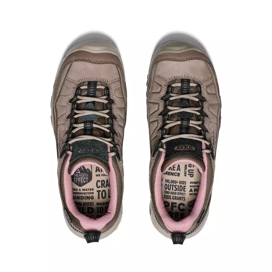 Women's Targhee IV Waterproof Hiking Shoe  |  Brindle/Nostalgia Rose