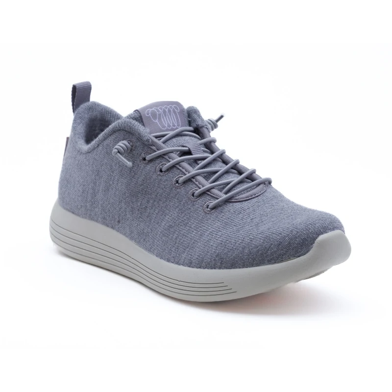 Woolloomooloo Cheviot Wool Sneaker – Grey